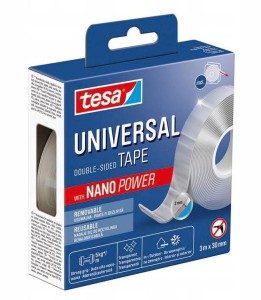 TAŚMA DWUSTRONNA NANO TRANSPARENTNA UV 3MX30MM [TESA]