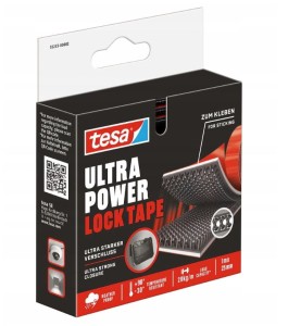 TAŚMA RZEPOWA ULTRA POWER LOCK 1MX25MM CZARNA [TESA]