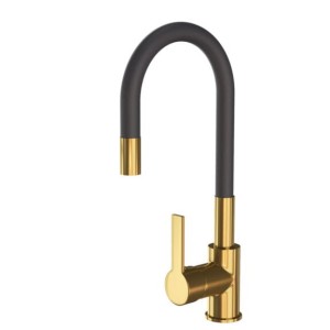 BATERIA ZLEWOZMYWAKOWA ELASTYCZNA ZUMBA WYL. ZŁOTA  [FERRO]