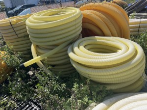 Rura drenarska PVC-U 80 z otworami (50m) 2 GATUNEK - wyprzedaż