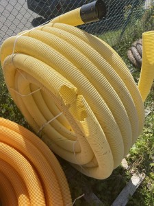 Rura drenarska PVC-U 80 bez otworów (50m) 2 GATUNEK - wyprzedaż