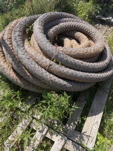 Rura drenarska PVC-U 80 z filtrem z włókna kokosowego (50m) 2 GATUNEK - wyprzedaż