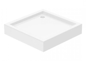 Brodzik Basic kwadratowy 90x90x16 gł 5cm, kompaktowy (podawa stelaż)  NEW TRENDY