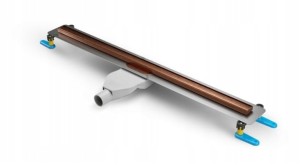 ODPŁYW LINIOWY VISO SLIM COPPER BRUSHED 800 [NEW TRENDY]