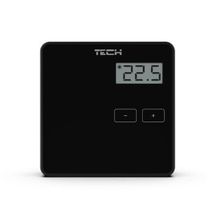 STEROWNIK POKOJOWY R-8b BEZPRZEWODOWY NATYNKOWY CZARNY TECH