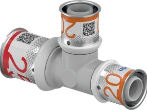 Trójnik redukcyjny PPSU 25x20x20 Press UPONOR