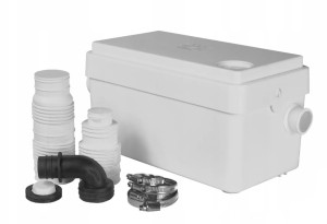 POMPA SANITARNA AQUASAN MINI(parlka,umywalka,wanna,prysznic) IBO