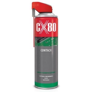 SPRAY CZYSZCZĄCY DO ELEKTRONIKI CONTACX 500ML DUO SPRAY [CX80]