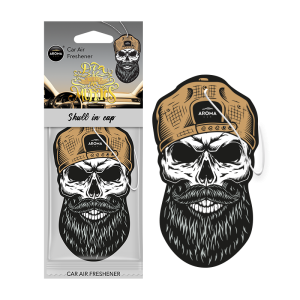 ZAWIESZKA DO AUTA MUERTOS SKULL IN CAP ZAPACH [AROMA CAR]