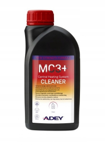 MC3+ Środek czyszczacy 500ml - koncentrat na zład o pojemności 125 l/15 grzejników/100 m2 podłogówki ADEY