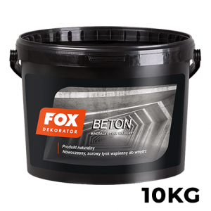 FOX BETON DEKORACYJNY 10KG (6m2)