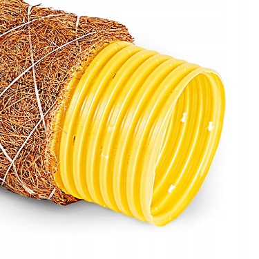 Rura drenarska PVC-U 160 z filtrem z włókna kokosowego (25m)