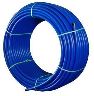 Rura wodociągowa PE100 40x2.4mm, zwój 100m, PN10 SDR17, kolor niebieski, jednowarstwowa (Kaczmarek)