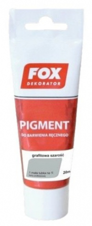 FOX PASTA PIGMENTOWA GRAFITOWA SZAROŚĆ 20ML