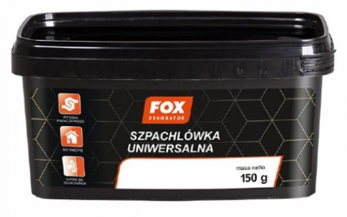 FOX SZPACHLÓWKA STOLARSKA uniwersalna 150G BIAŁA