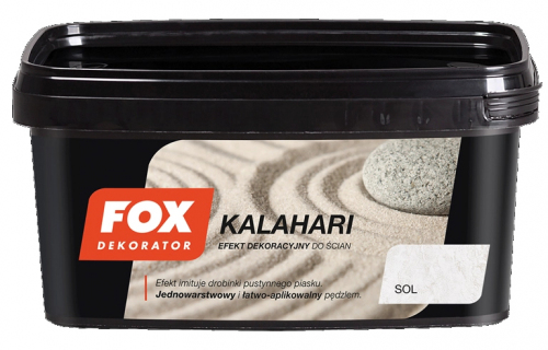 FARBA DEKORACYJNA KALAHARI SOL 1 KOLOR 1, 1L FOX