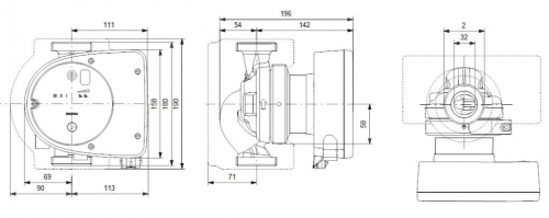 POMPA MAGNA 1 32-100 1x230V GRUNDFOS