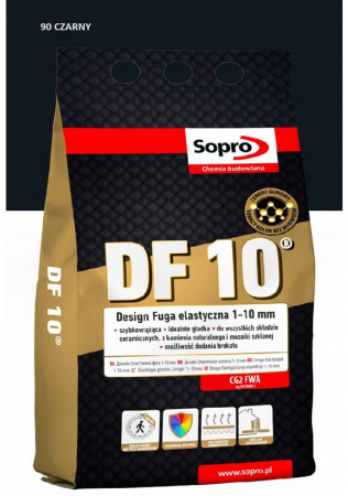FUGA SOPRO DF10 CZARNY 90 / 2KG