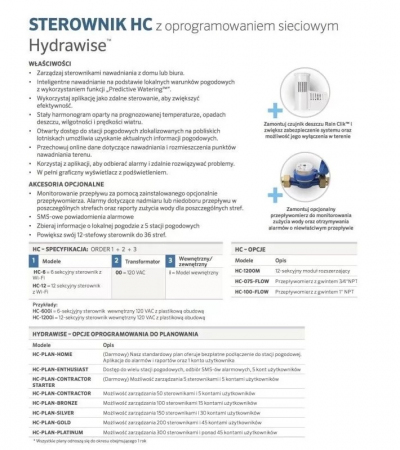 STEROWNIK HC1201iE 12 SEKCJI WEW.HYDRAWISE MILEX