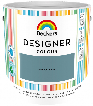 FARBA LATEKSOWA BECKERS DESIGNER BREAK FREE 2,5L (nr11)