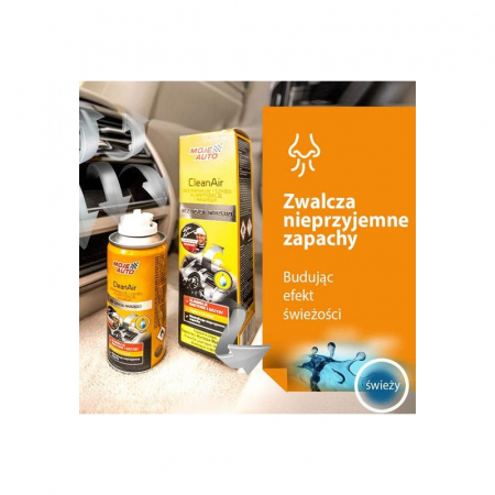 CLEAN AIR DO DEZYNFEKCJI I CZYSZCZENIA KLIMATYZACJI ZAPACH FRESH [MOJE AUTO]